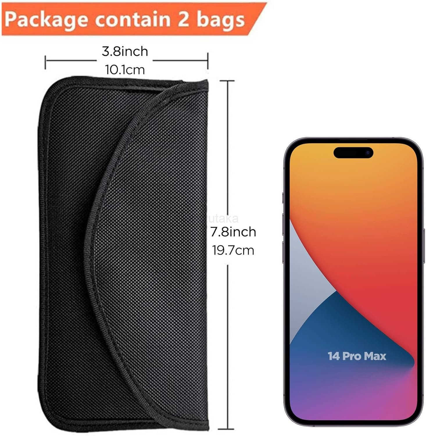 4 Pack Faraday Bags for Car Keys and Cell Phone Signal Blocking Key Pouch Wallet AntiTracking Anti Theft Car Protection Cell Phone Signal Jammer WiFiG