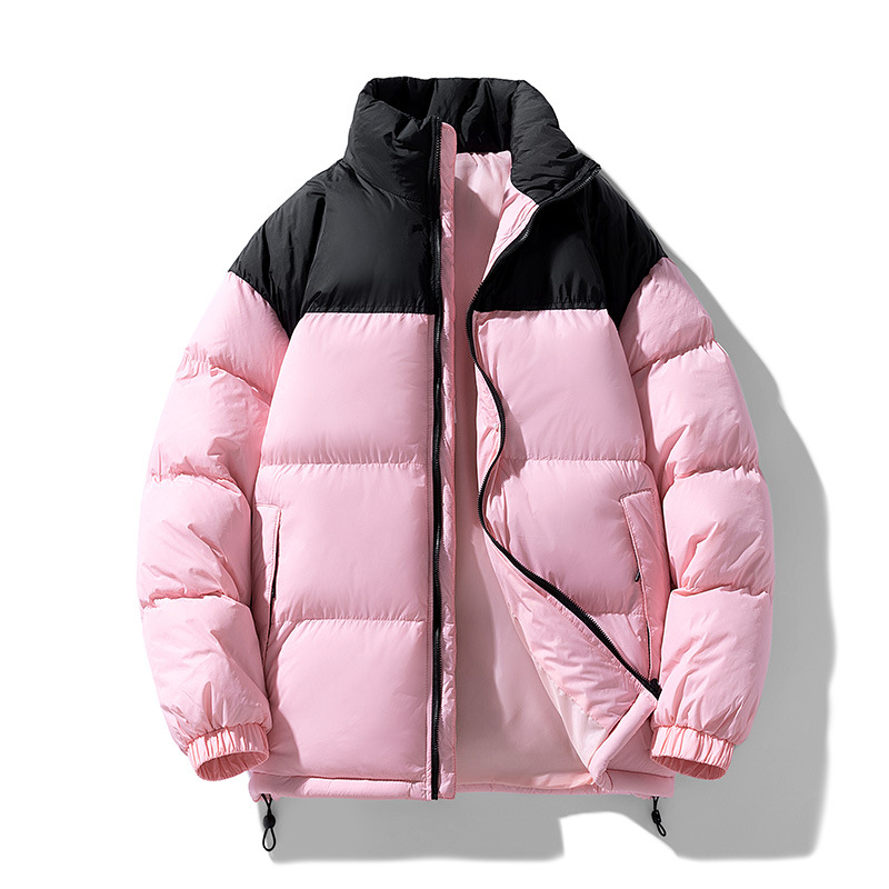 Free Shipping Designer Classic new winter stand up collar cotton jacket for both men and women trendy loose and fluffy bread cotton jacket
