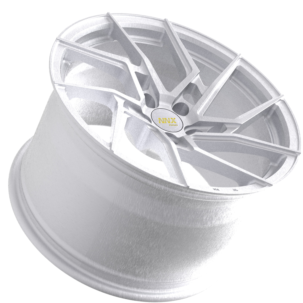Hot Selling Machined-Faced 16 17 18 19 20 21 22 23 24 Inch 5*114.3 Mesh Design Duo Color 1 Piece Forged Car Wheel