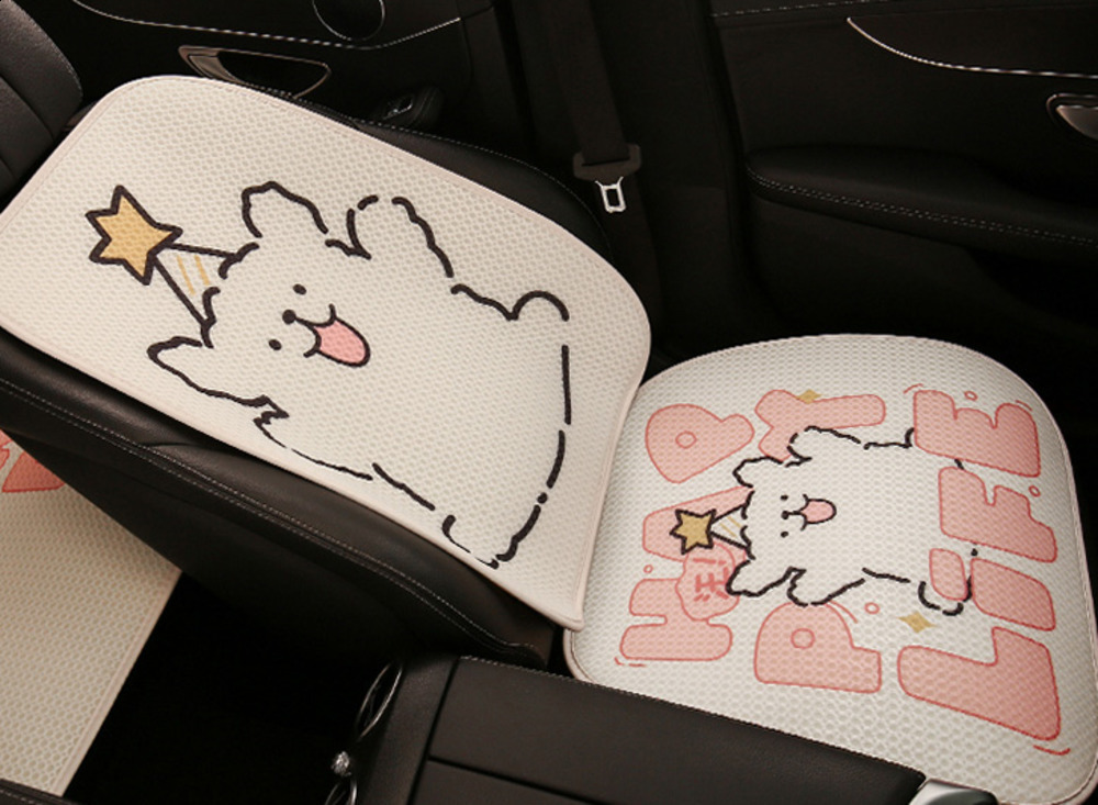 Designer Car Cushion Breathable Comfortable Four Season Universal Vehicle Seat Backrest Support Auto Accessory 250910