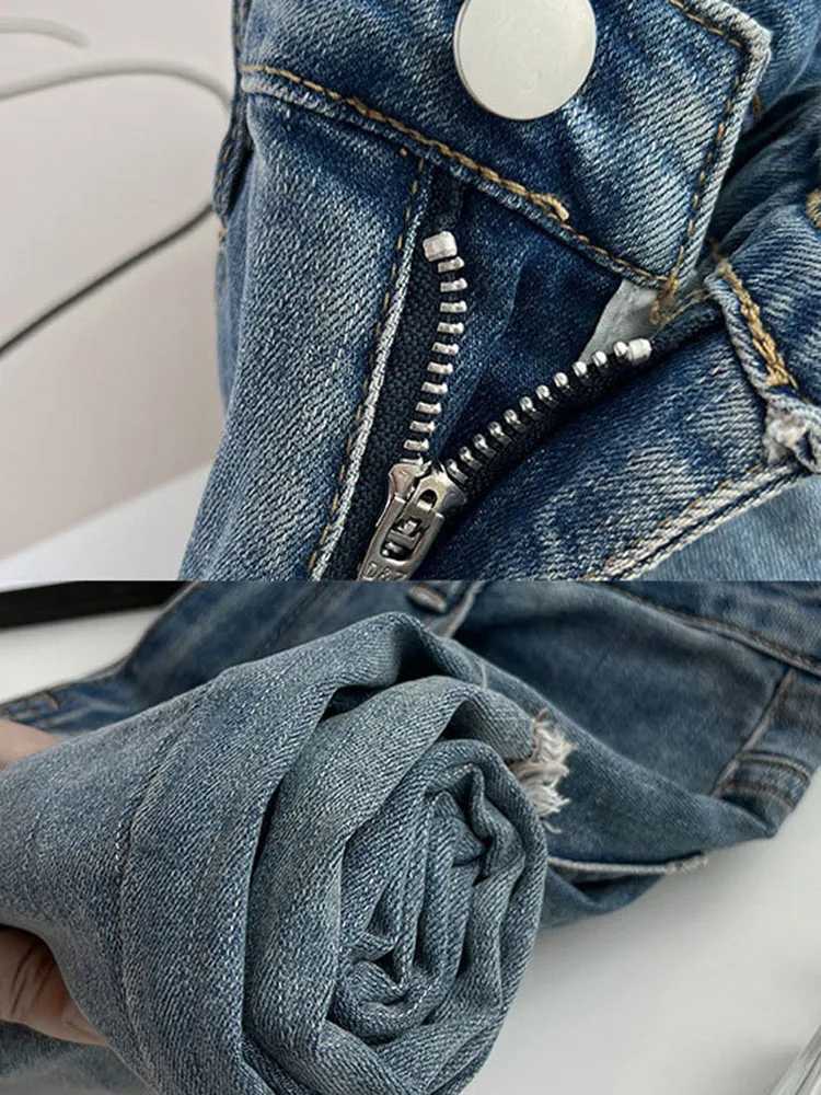 Korean Skinny High Waist Flare Jeans Women Streetwear Casual Stretch Denim Pants Spring Fall Vintage Kot Pantolon Slim Vaqueros Z250910