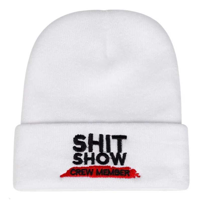 Unisex CRTZ tter Pentag broidery Beanies Autumn Winter Warm Knitted Hats Hip Hop Beanie Hat s for Wen Men G250910