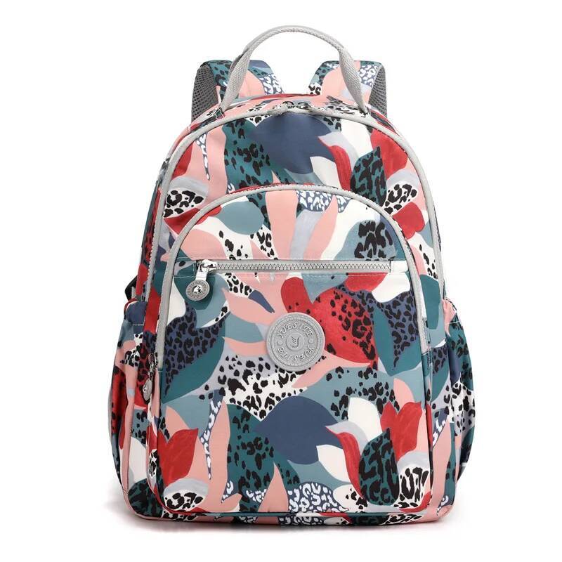 New Fashion Teenager Girls Floral Printing Backpack Student Baggage Women Leisure Travel Bag Rucksack high-quality