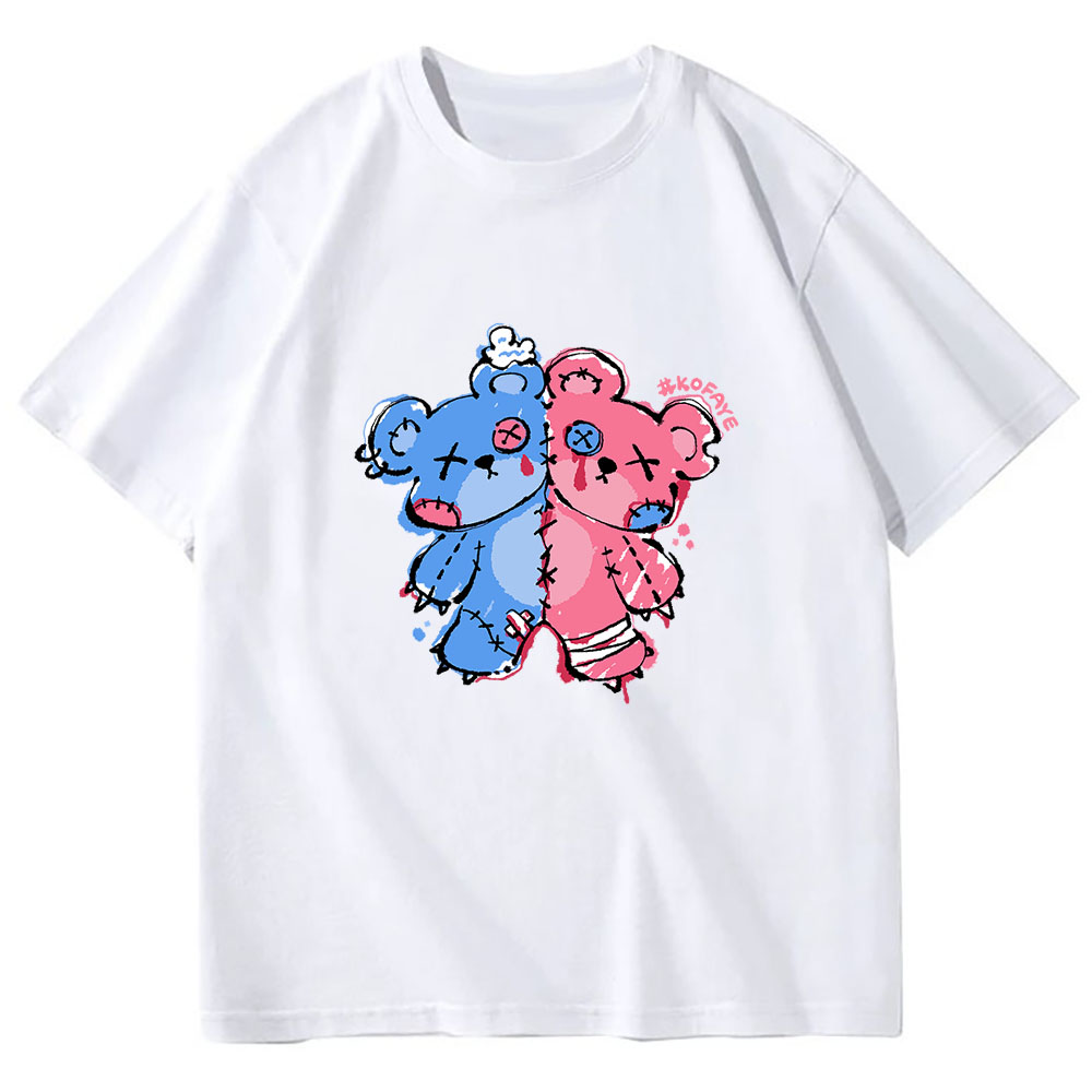 Fashion Versatile Printed Short-Sleeve Top - High-Quality Heavyweight Pure Cotton Tee (260g) 202509103
