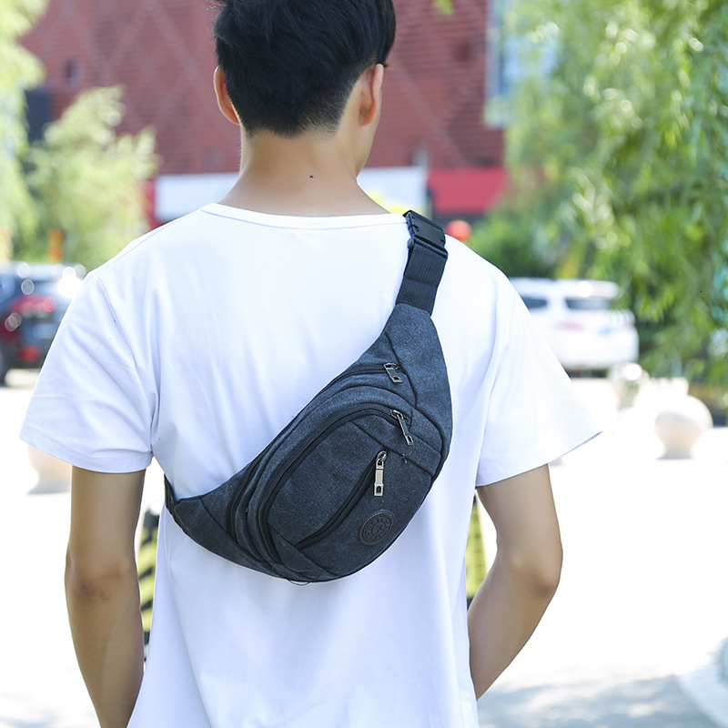 Luxury Bag Free Shipping Cross Border Trendy Shoulder Bag Korean Version Crossbody Designer Bag Small Chest Bag Fashion Men S Casual Sports Shoulder B