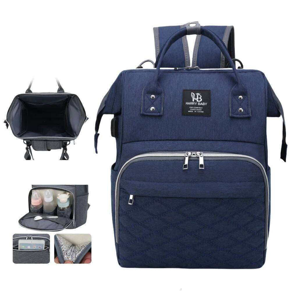 Baby Diaper Bags Backpack Waterproof Lightweight Large Capacity Organizer Pocket Travel Mommy Bag for Maternity Hospital
