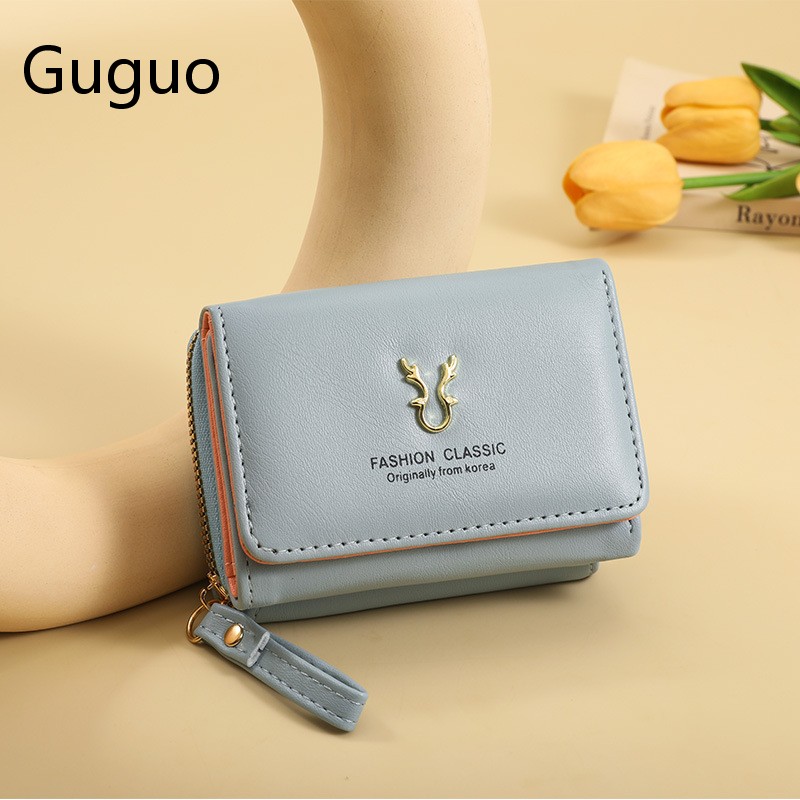 Free Shipping 2025 New Designer Bag Cross-border Short Women's Wallet Fashionable Simple Exquisite And Practical PU Material Coin Bag With Multip