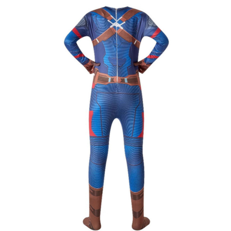 Disney Halloween Avengers Captain America Marvel Superhero Cosplay Costume Bodysuit childrens designer clothe designer kid clothe kid designer clothes