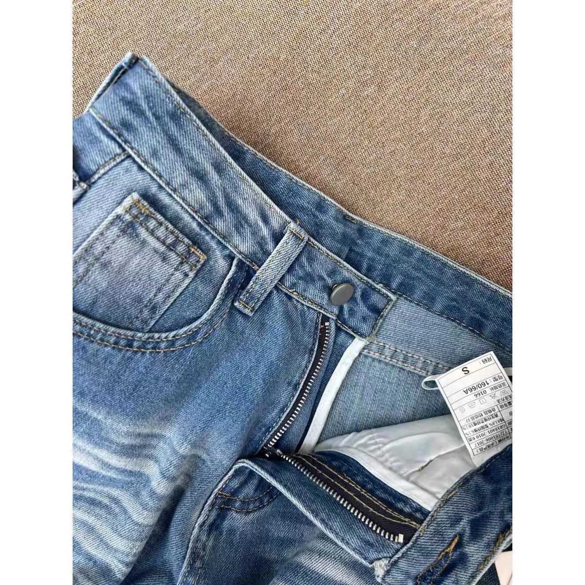 Botvotee Vintage Classic American Denim Jeans for Women Retro High Waisted Wide Leg 1950s1960s Inspired Jeans Washed Blue Pants Z250910