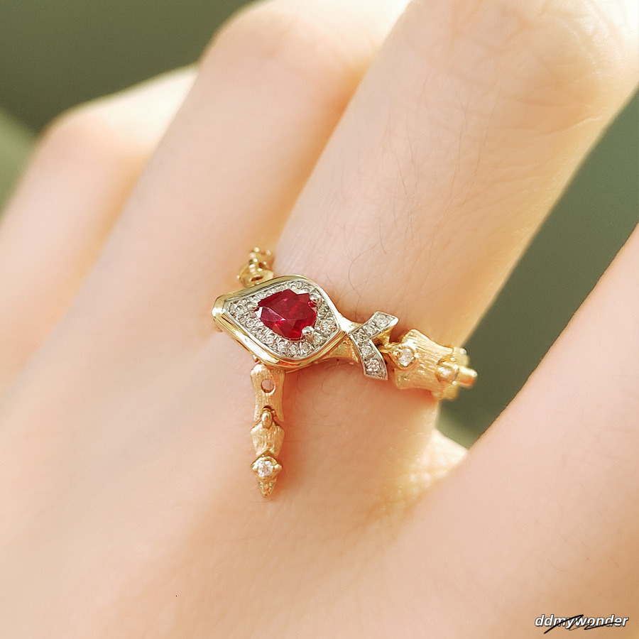 Red/Green Eye Gold Color Snake Bone Joint Buckle Ring Women Personality Party Gift Jewelry Drop 250711 ddmywonder ddmywonder
