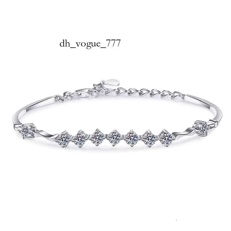 Customized Sier Moissanite Star River Bracelet Women Excellent Cut Gold Plated Cute Classic Style for Gifts Parties