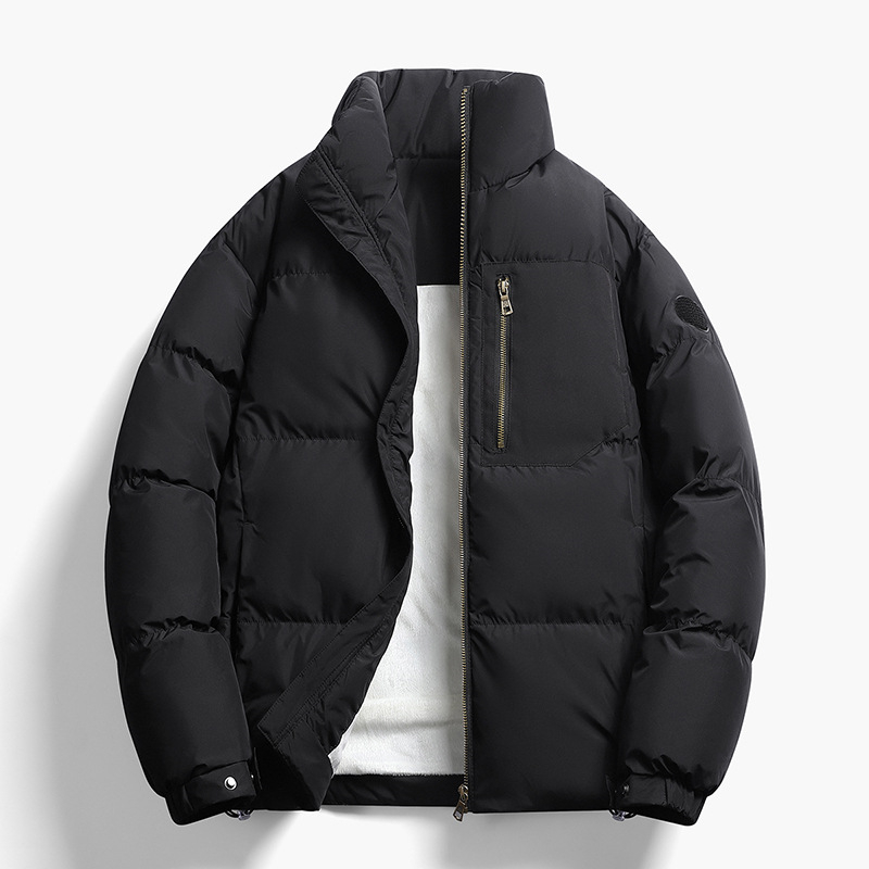 Free shipping designer Mens Jackets hot sales classic casual autumn and winter thick cotton Jacket mens versatile hooded loose warm cotton coat