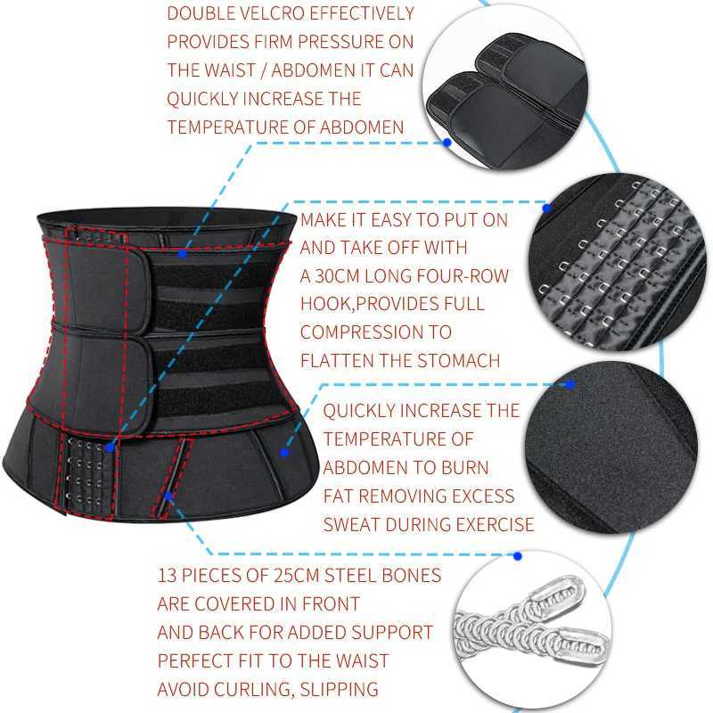 Waist Tummy Slimming Sheath Reducing Girdles Weight Loss Shapewear Belly Shapers Modeling Belt Woman Body Shaper Corset W250910