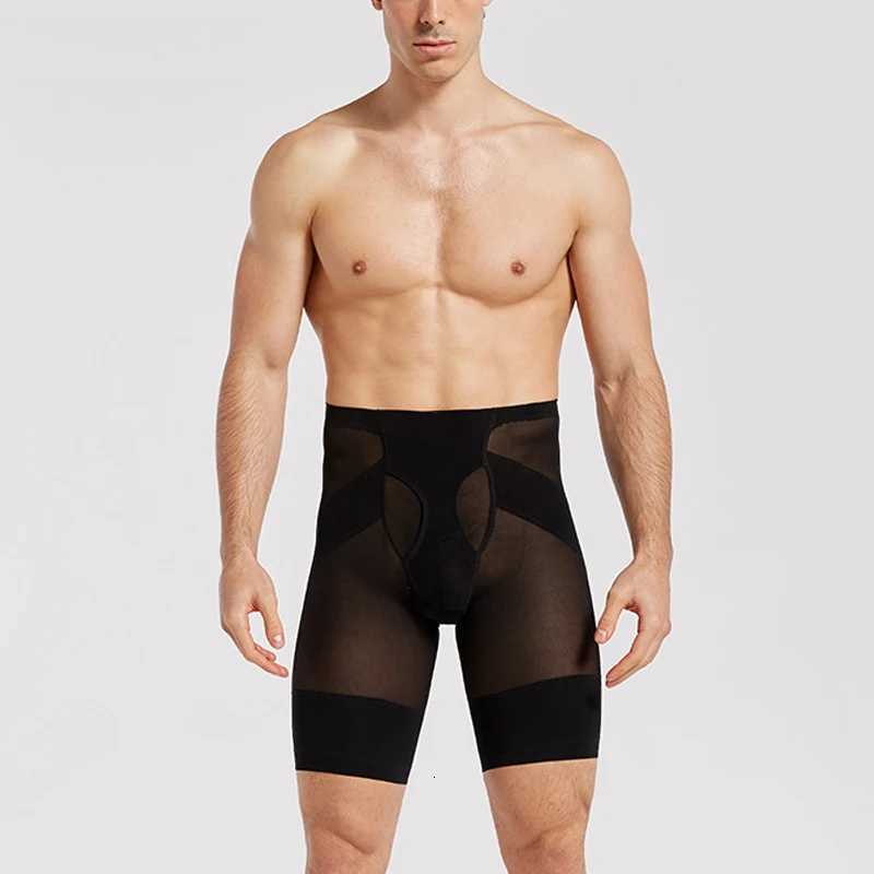 Men Tummy Control Shapewear Man Body Shaper Pants High Waist Panties Boy Slimmer Thigh Breathable Boxer Shorts Underwear W250910