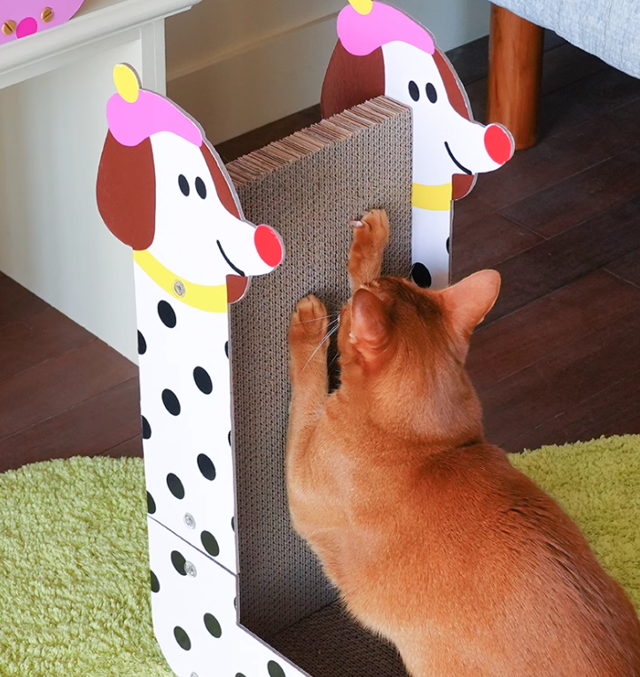 Eco-friendly Vertical Pet Claw Guard Easy-to-Hang Indoor Scratch Post