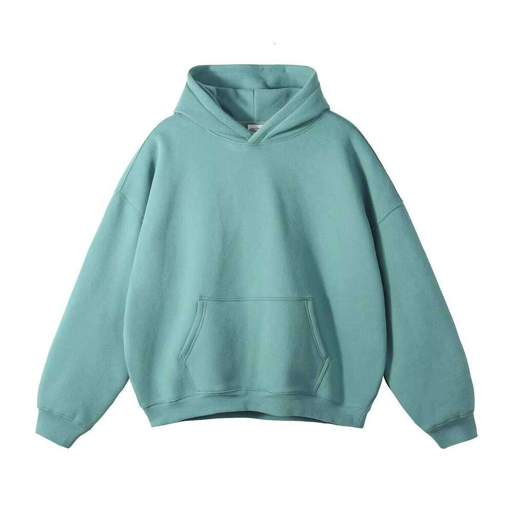 350gsm 100% Cotton Unisex Oversized with Puff Print and Embroidered Logo Fashion Wool Hoodie