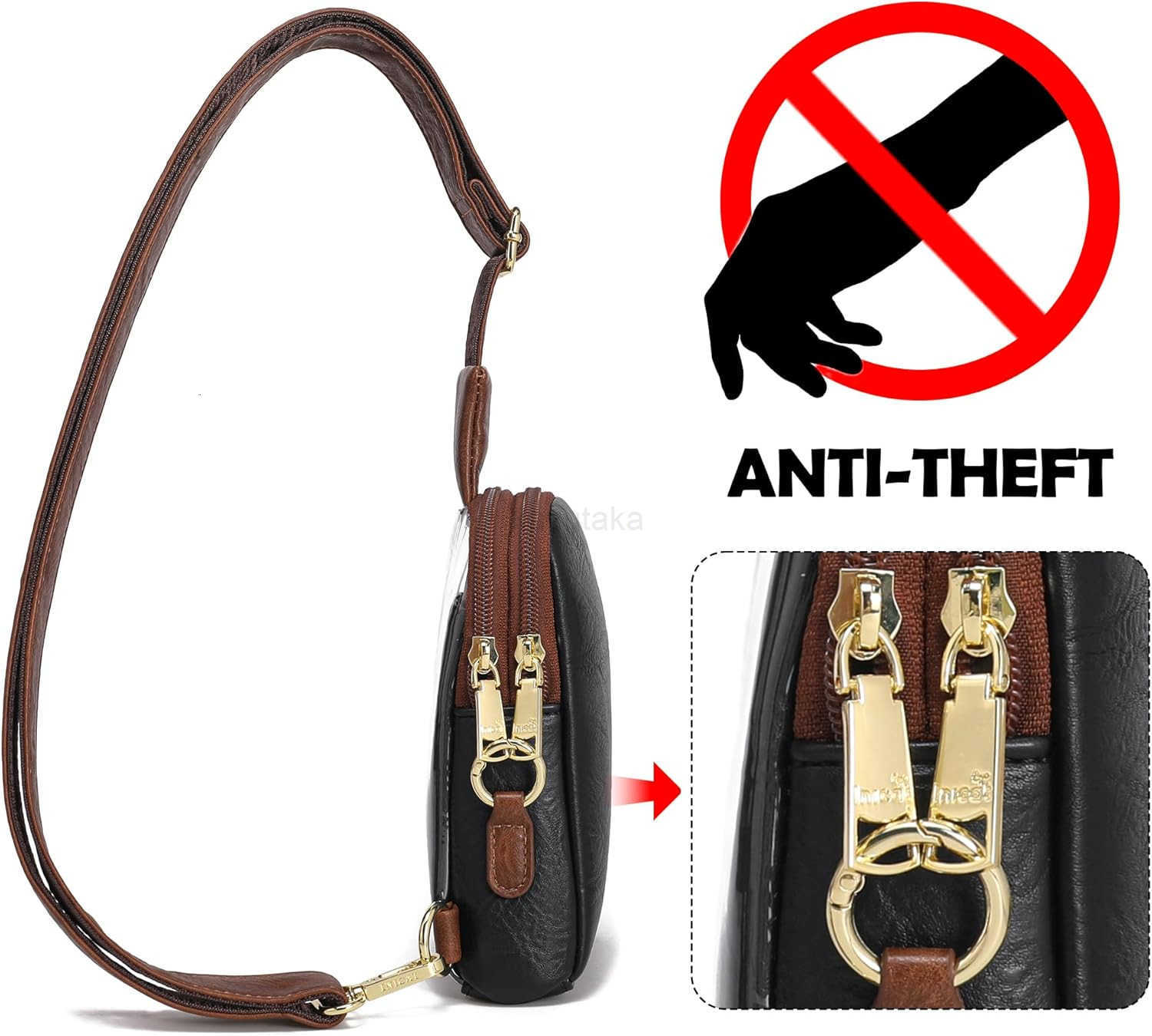 Sling Bag for Women Touchscreen Small Crossbody Cell Phone Purse Fanny Pack Z250910