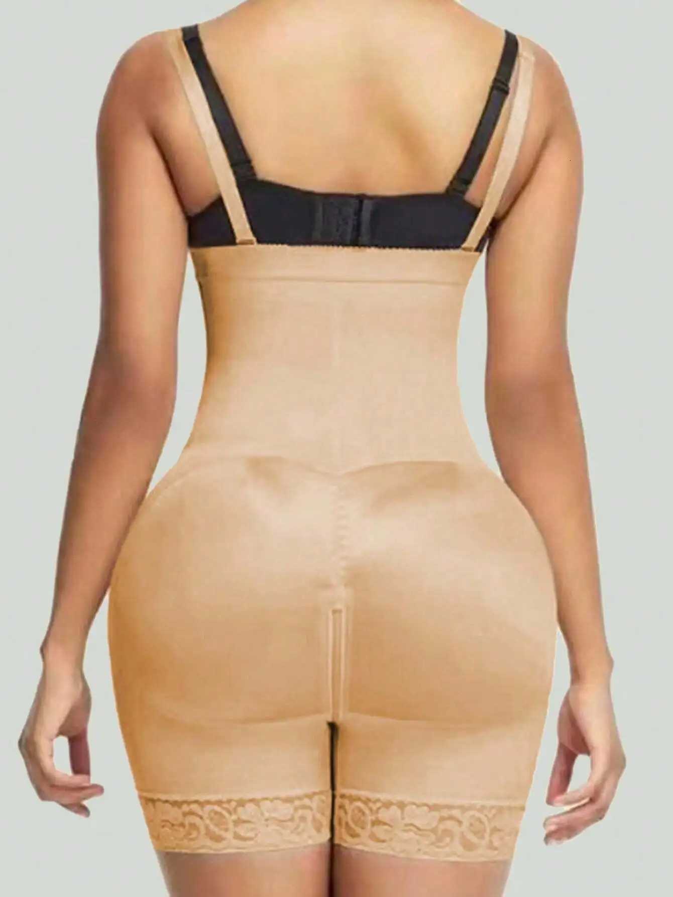 Faja FeelinGirl Shapewear For Women Tummy Control Fajas Post Surgery Compression Body Shaper With Open Crotch W250910