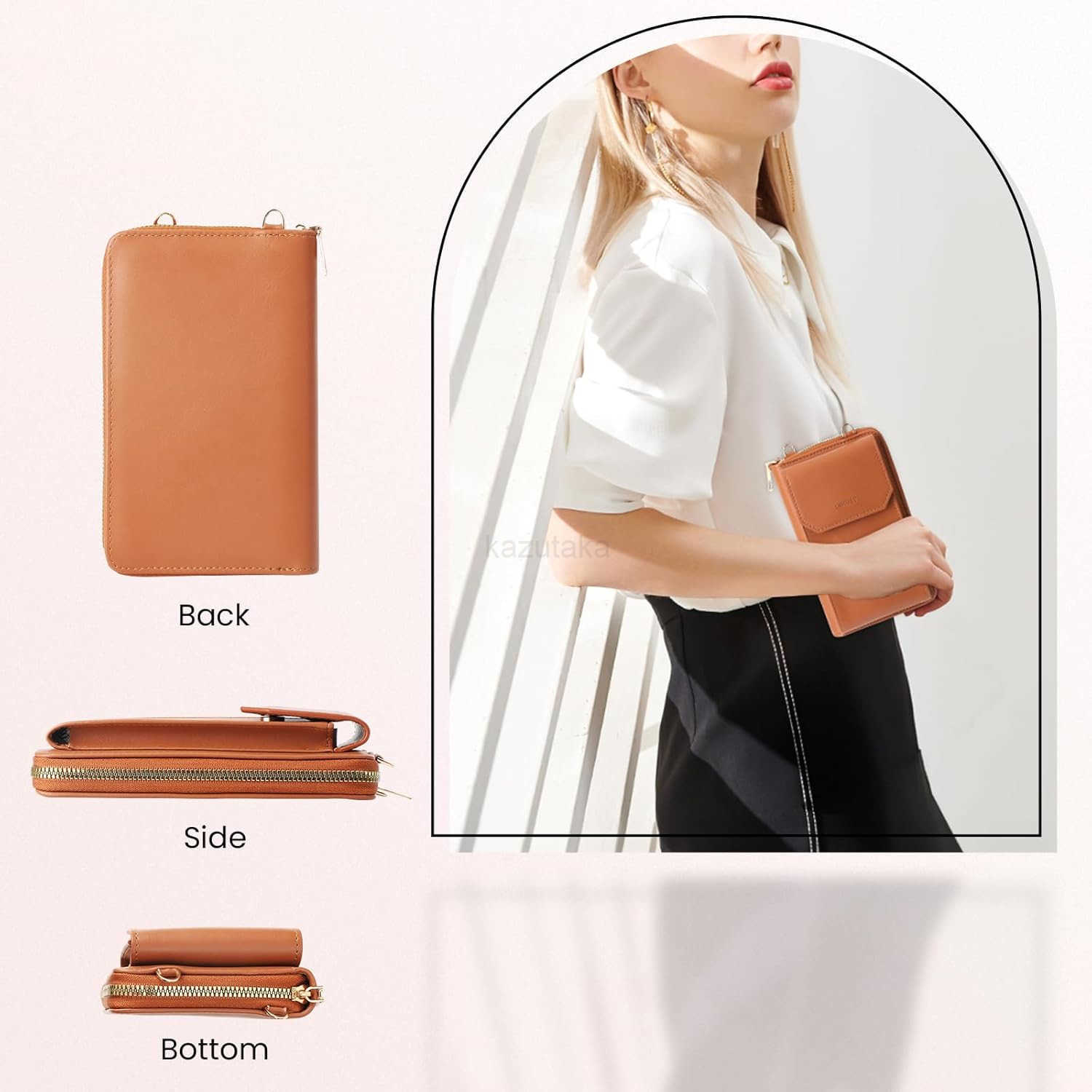 Small Crossbody Phone Bags for Women with Card Slots Cellphone Purse Wallet for Travel Shopping Z250910