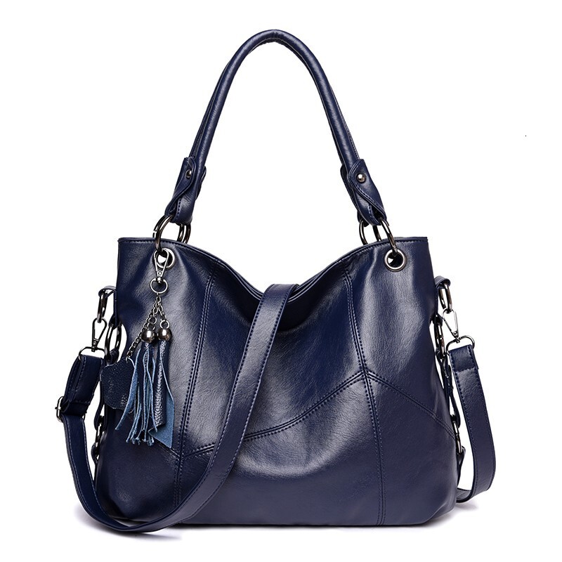 Free shipping designer New Large Polyester Retro Bag Fashion Patchwork PU Tassel Handbag Shoulder Bag Tote Bag Crossbody Bag Commuter Bag Women Bag