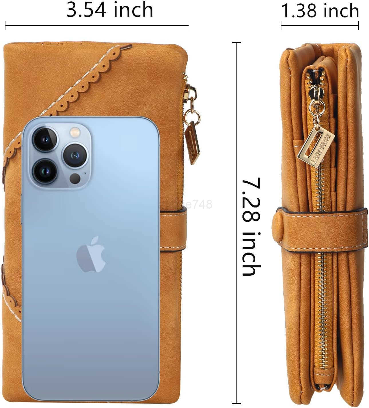 Women Vegan Leather Wallet Bifold Clutch Large Capacity Card Organizer Buckle Long Purse for Girls Candy ColorZ250910