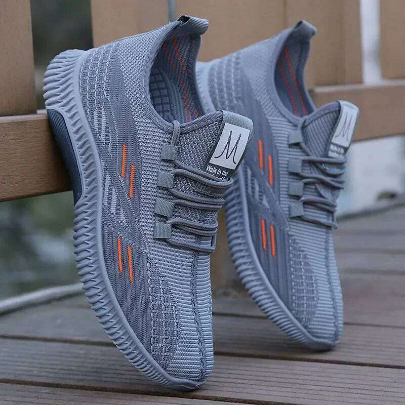 Outdoor Men's Shoes Soft Soled Casual Shoes for Men Fall Winter Mesh Breathable Mens Sneakers Male Running Shoes Tenis Masculino