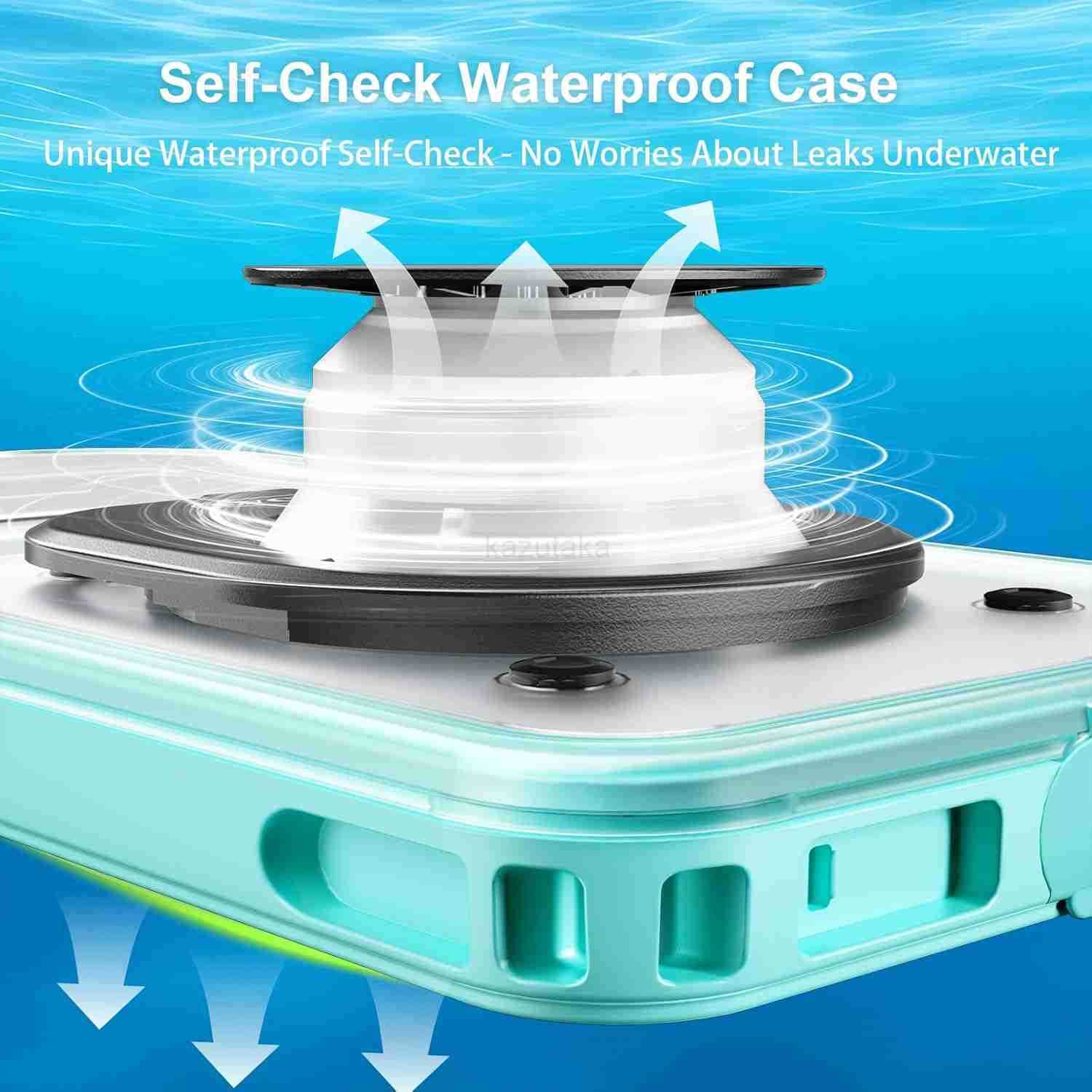 Waterproof Phone Case Up to 69 inch IPX8 Underwater Phone Cases for Snorkeling Universal Diving Case with Lanyard for iPhone 16 Pro Max1514 S24 Beach 