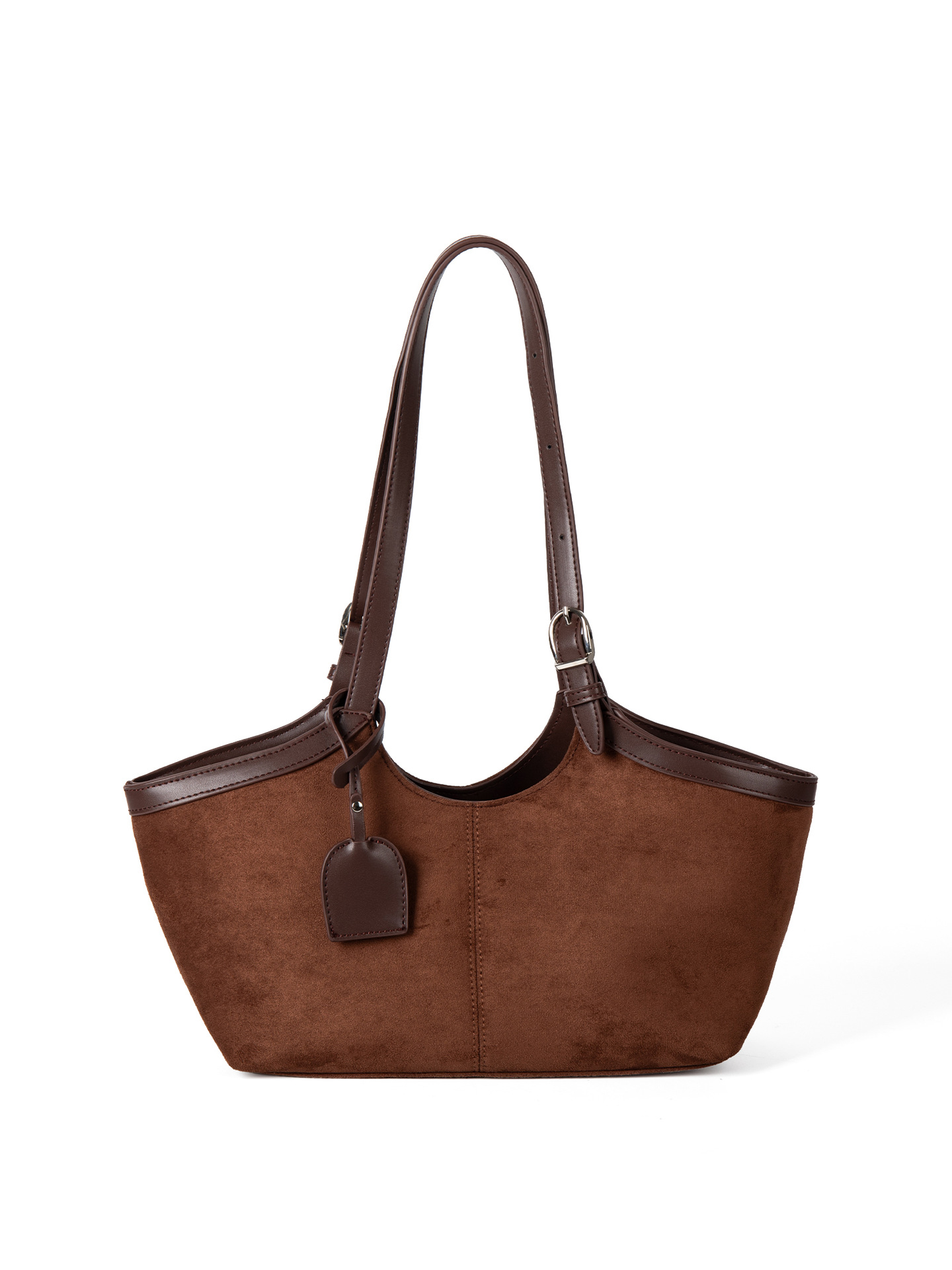 2025 Autumn/Winter New Suede Tote Bag for Women Large Capacity Korean Style Niche High-end Versatile Single Shoulder Bag Retro