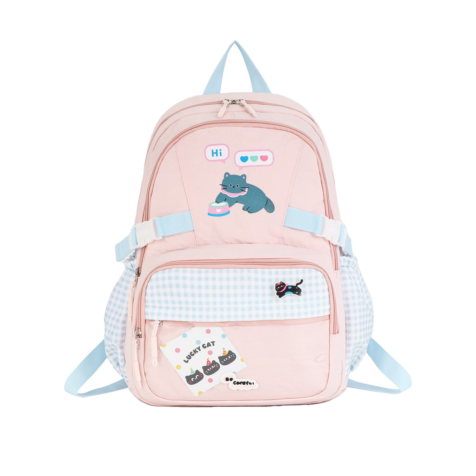 2025 designer's new color blocked backpack