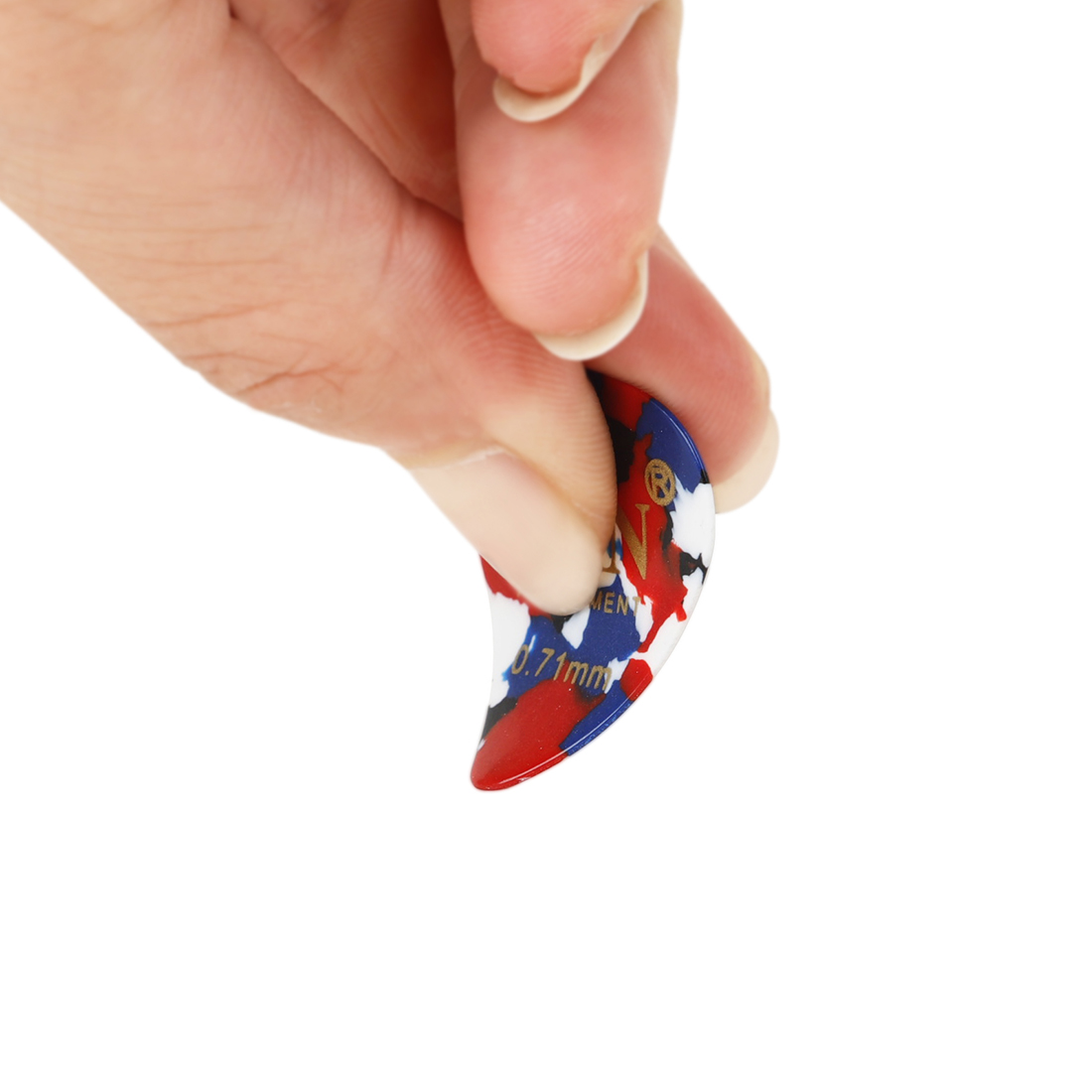 Professional 0.71mm Celluloid Picks for Guitar by IRIN - 100-Pcs Bulk Pack Standard Plectrum