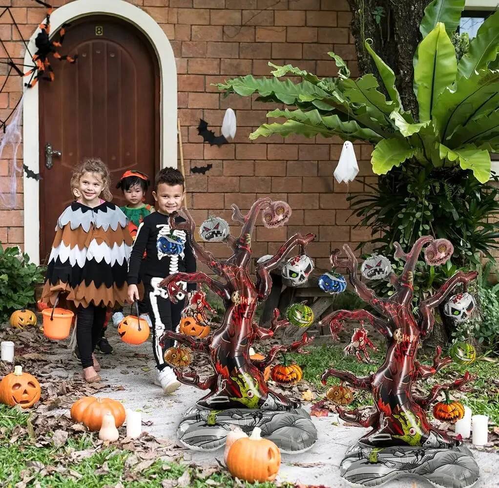 Foil Balloon Festival Terror Head Pumpkin Mummy Halloween Party Decoration Supplies Balloons Ghost Toys