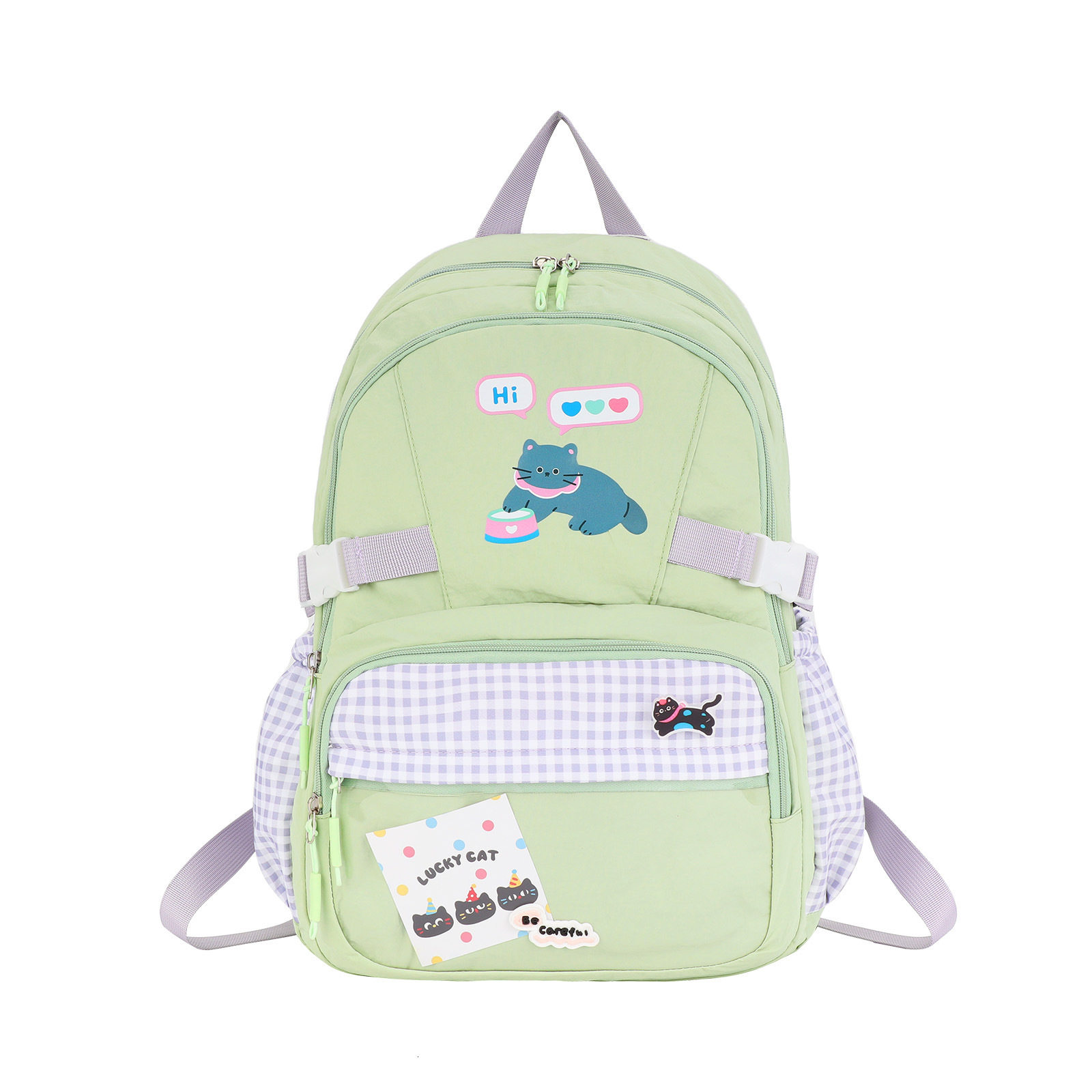 2025 designer's new color blocked backpack