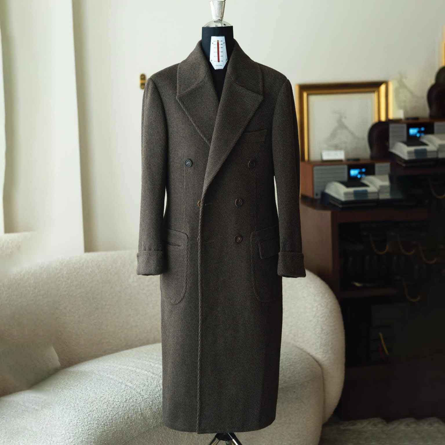 Winter Overcoat Men Suit Slim Fit Coat Business Tailor-Made Party Beads Suits Groom Groomsman Formal Occasions Size Customized Hot Sale C1716