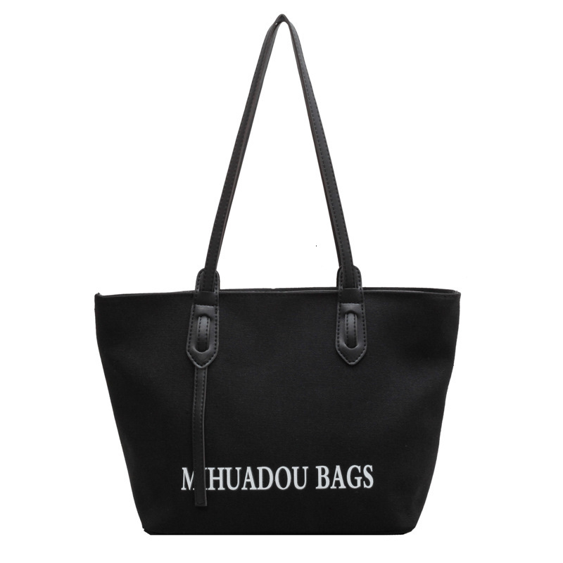 Free shipping designer High-end Canvas Bag for Women Autumn New Trendy European and American Fashion Tote Bag Large Capacity Versatile Casual Shoulder
