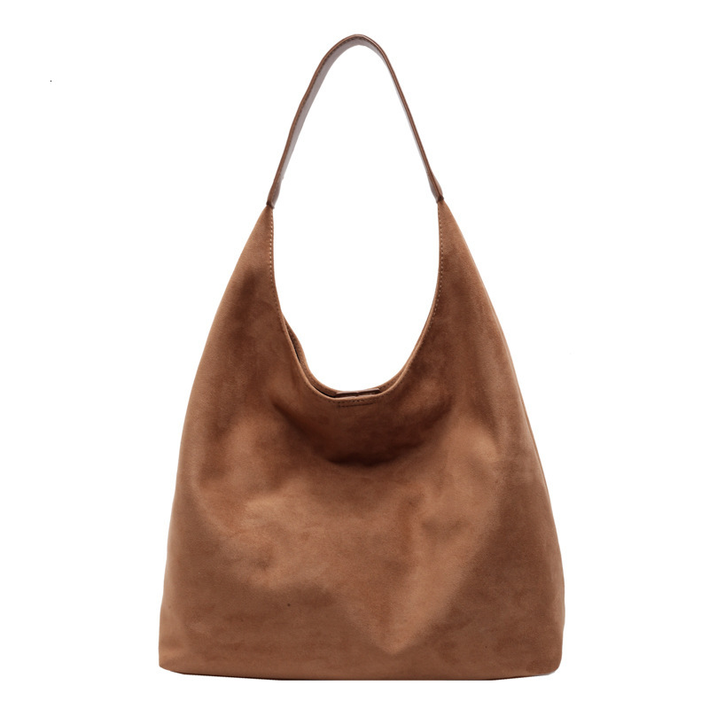 Free shipping designer Suede Underarm Bag for Women Winter New High-end Fashion Retro Single Shoulder Bag Commuter Bag Versatile Tote Bag