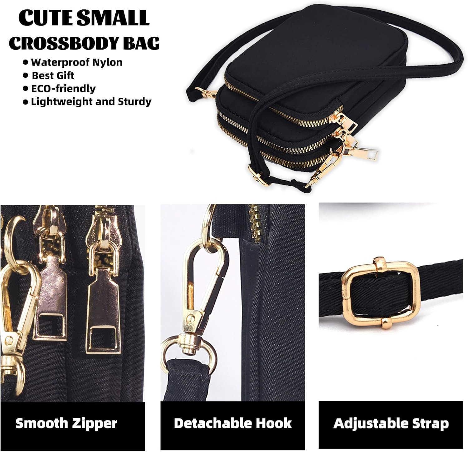 Small Crossbody Bag for Women Mini Cell Phone Bag Travel Pouch Wallet Purses Adjustable Over Shoulder Strap Z250910