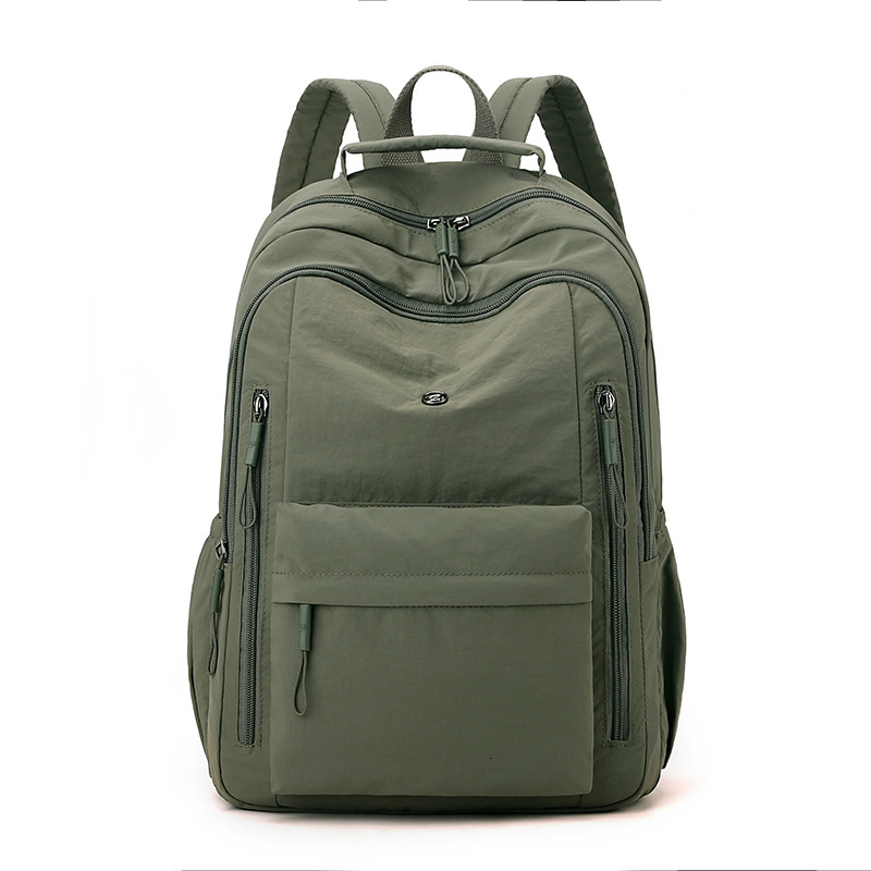 Ultra-light Waterproof Nylon Fabric Travel Cycling Outdoor Sports Backpack Multi-compartment Large Capacity Women's Double Shoulder Bag