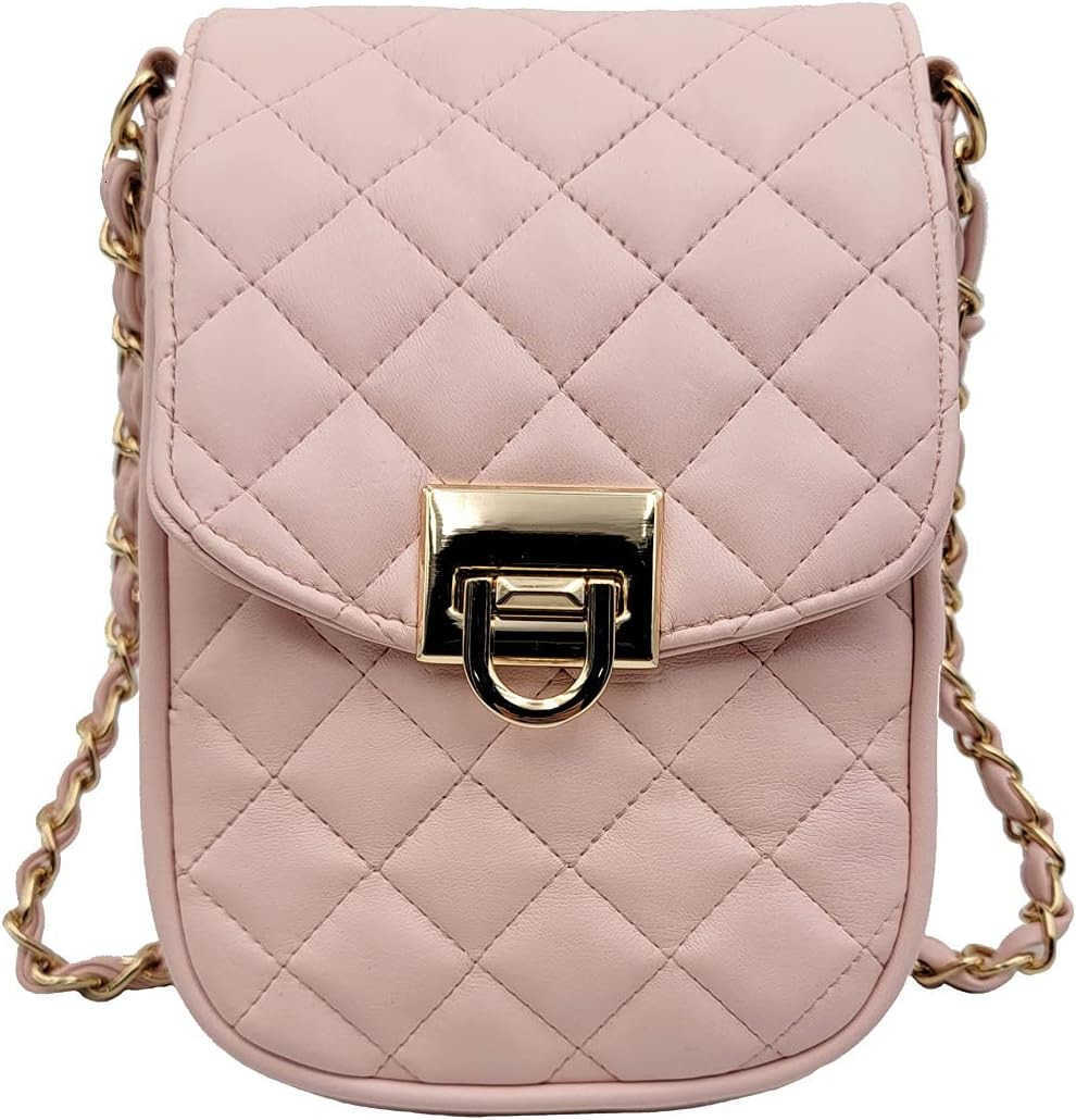 Phone Crossbody Bags for Women Small Vegan Leather Mini Shoulder Wallet Card Quilted Purse Z250910