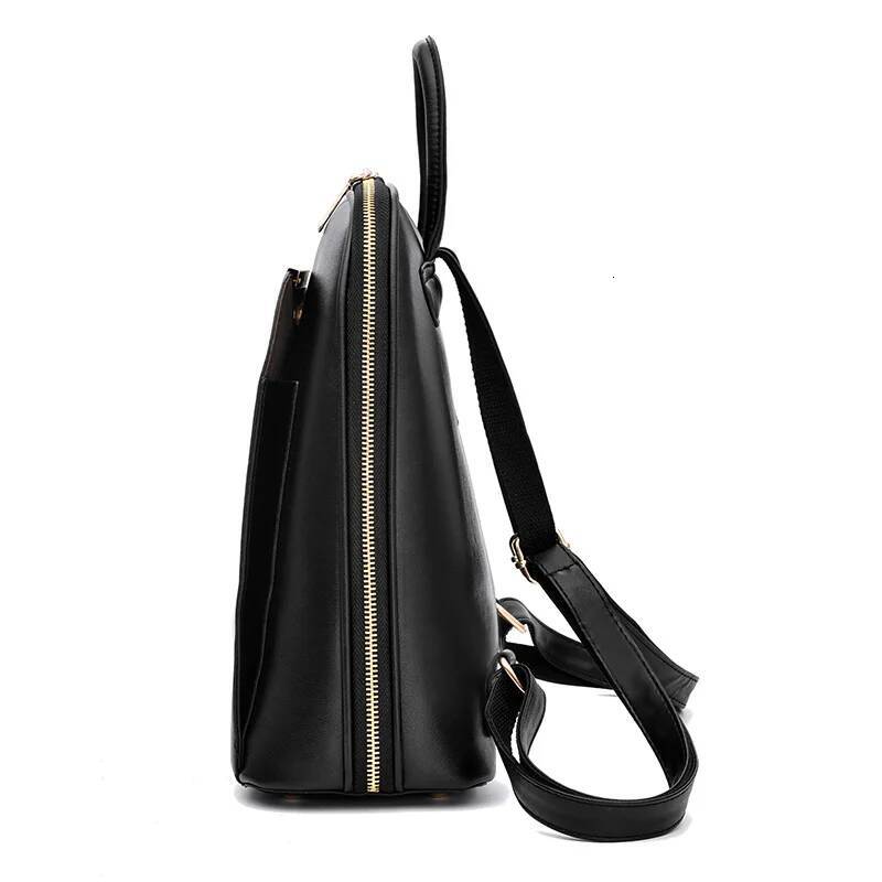 New Delicate Leather Shoulder Bag Fashion Women Designer Girls School Backpack Schoolbag high-quality