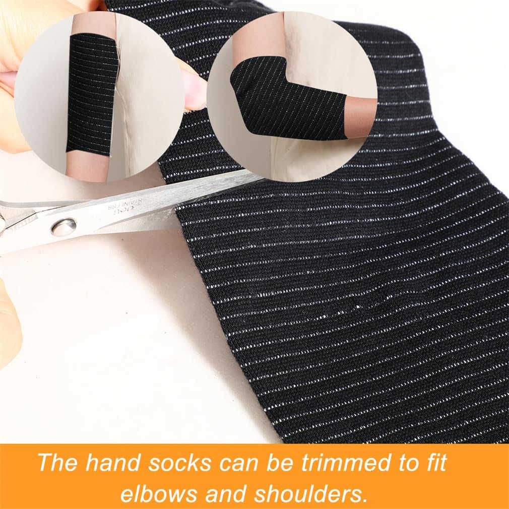 Wrist and Thumb Spica Wrap Liner Cotton Stockinette Sleeve Elastic Wrap Tube Bandage Tubular Bandages Arm Cast Stockinette for Under Brace Splints Air