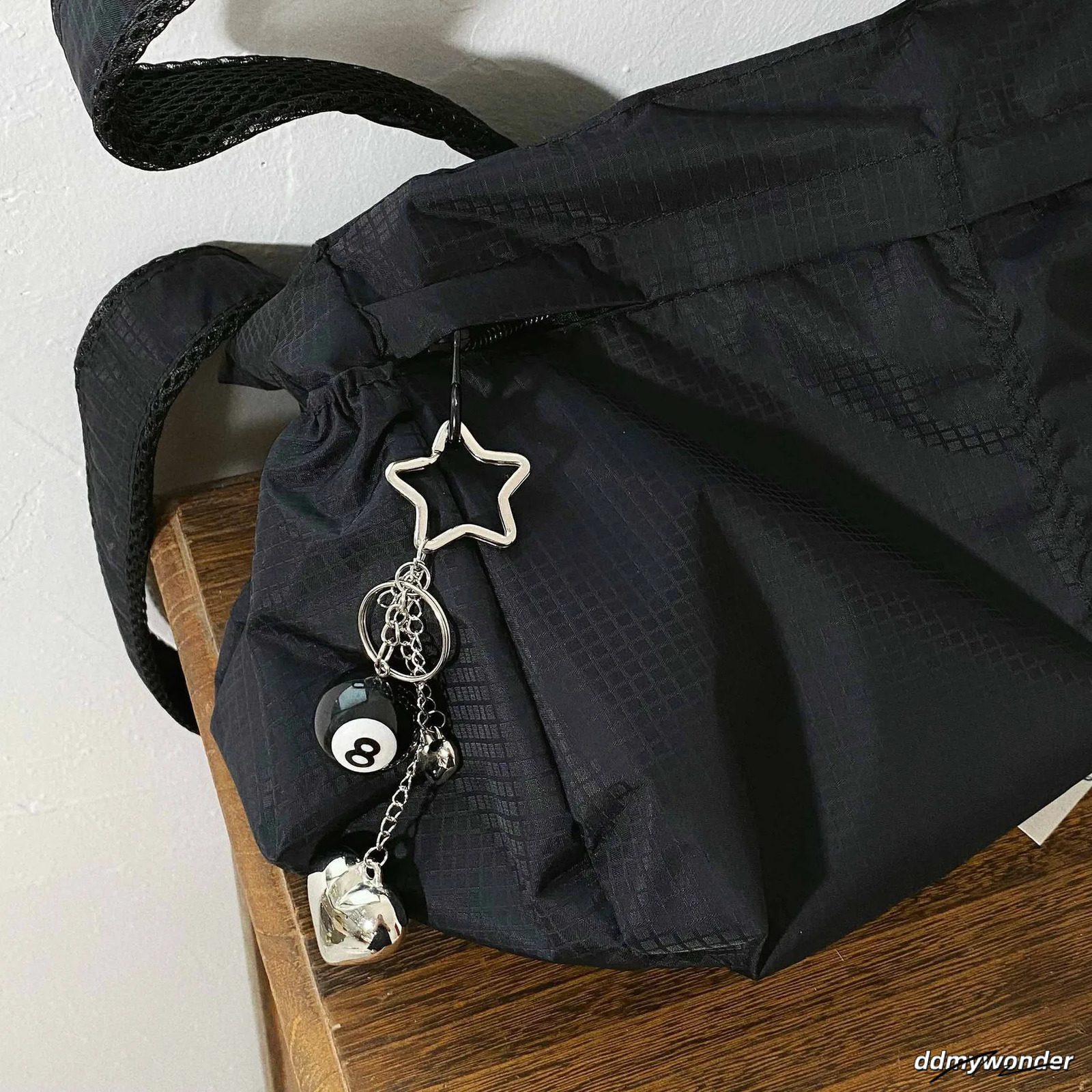 Phone Keychains: Metallic Star Heart Keychain - Cool Car Keychains Bags, Phones, Unique Pendant For Men, Women, Couples ddmywonder ddmywonder ddmywond