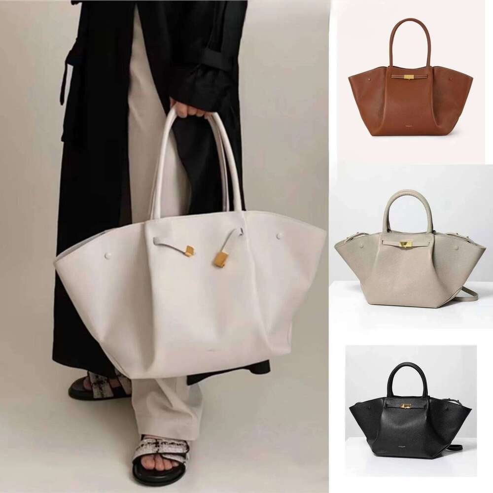 Women's Leather Tote With Wing Details, Casual Shoulder Bag & Top Handle Purse