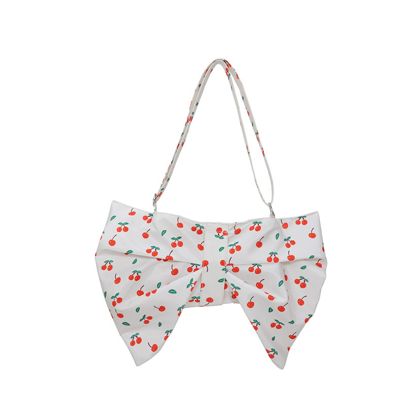2025 autumn new cute and fresh artistic style niche design versatile trend personality butterfly bow women's shoulder bag designer bag