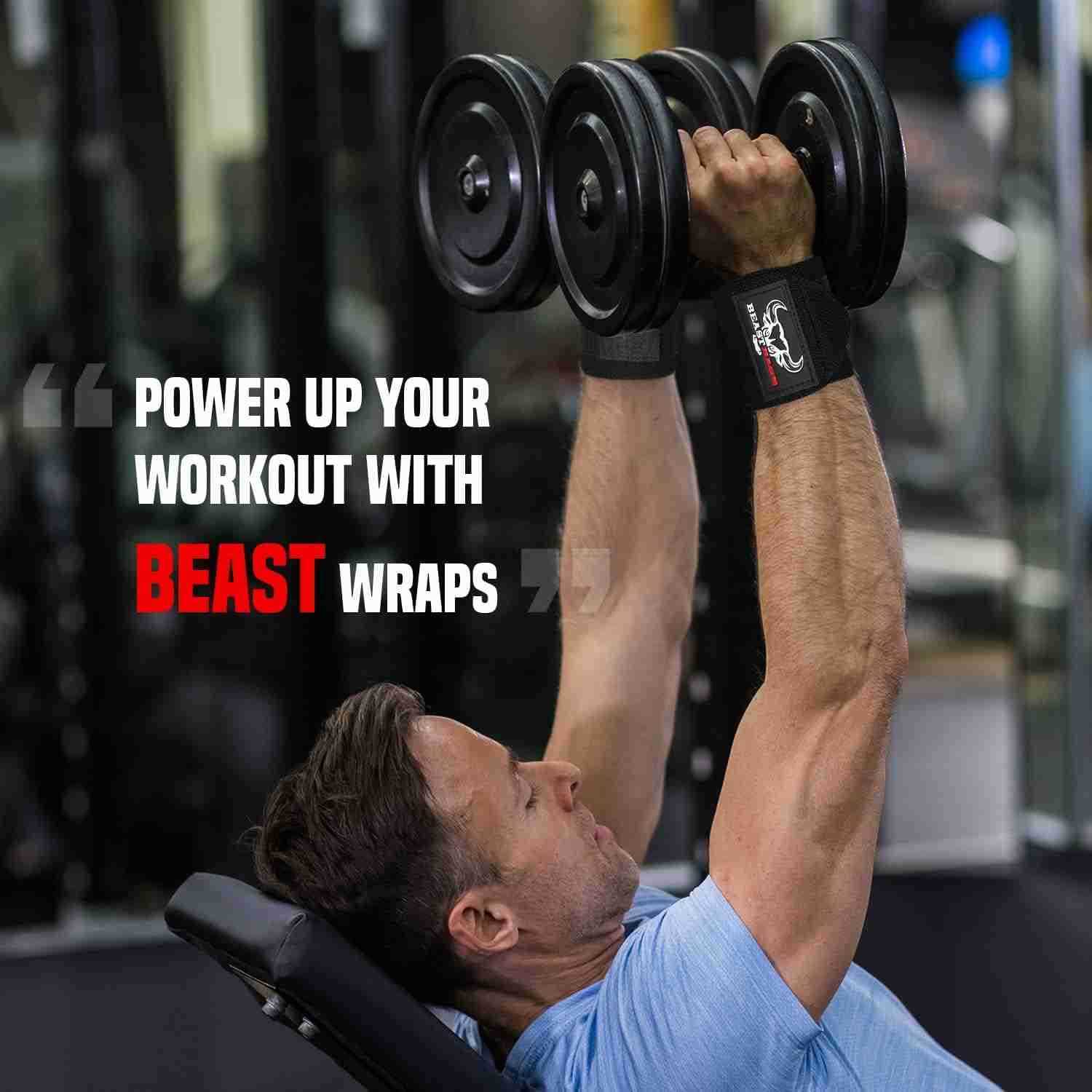Wrist Wraps for Weightlifting Adjustable Lifting Straps With Thumb Loop for Enhanced Gym Support Powerlifting Bodybuilding and Workout W250910