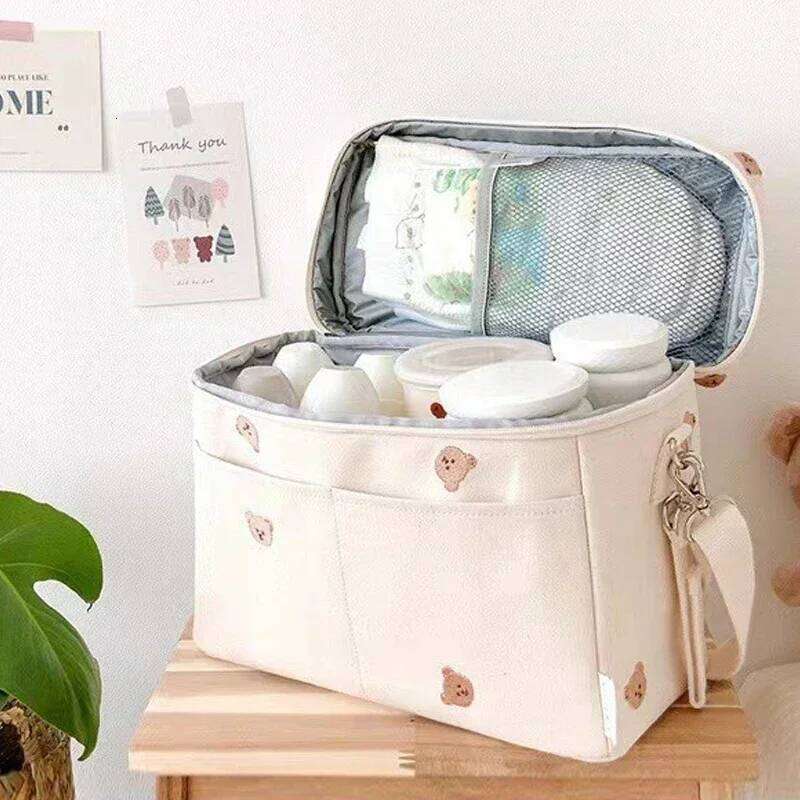 Diaper Outdoor Shoulder Waterproof Bottle Insulation Mommy Bag Baby Cart Hanging Bags Trolley Accessorie