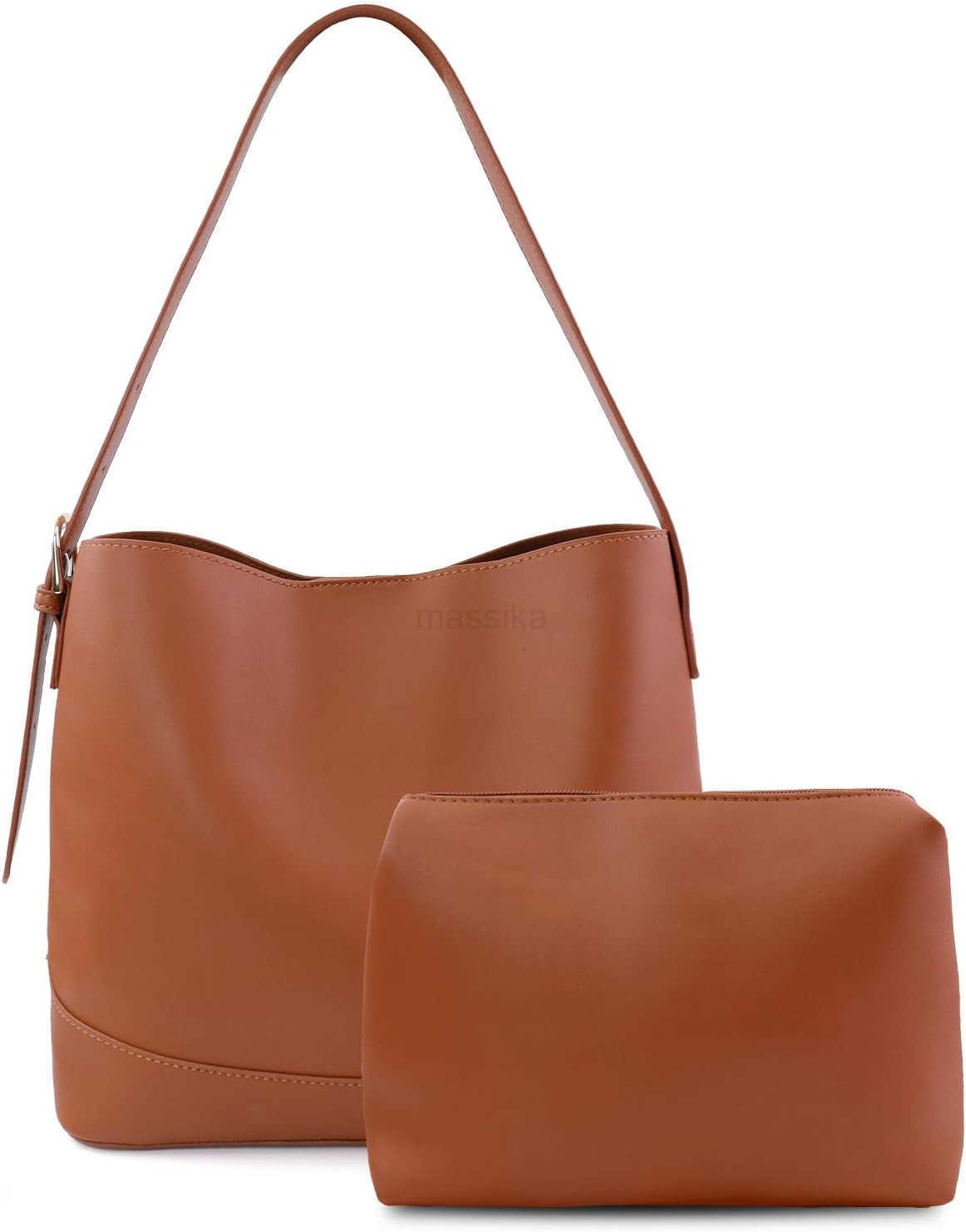 Bucket BagWomens Satchel Handbags TrendyLeather Shoulder Purses for WomenAdjustable Strap M250910