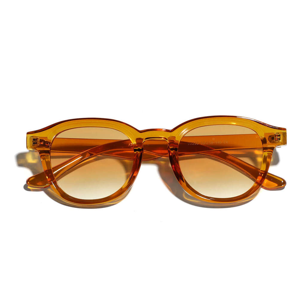2025 New Round High End Sunglasses for Men and Women Internet Celebrity Style