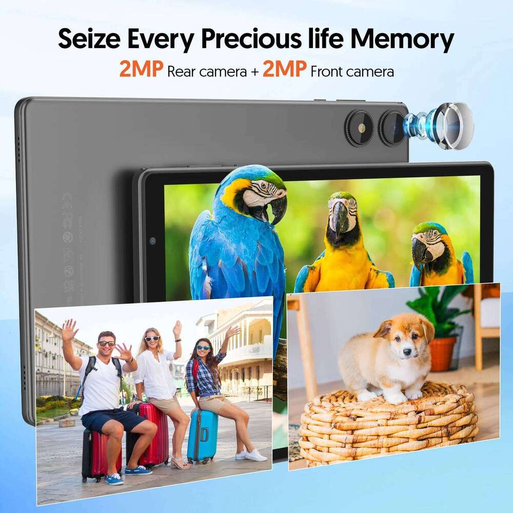 BAKEN Android 15 Tablet, 8 (3+5)Gb + 32Gb Storage, Penta-Core Processor, Wi-Fi6, Bluetooth, Usb-C, Google Play Store,