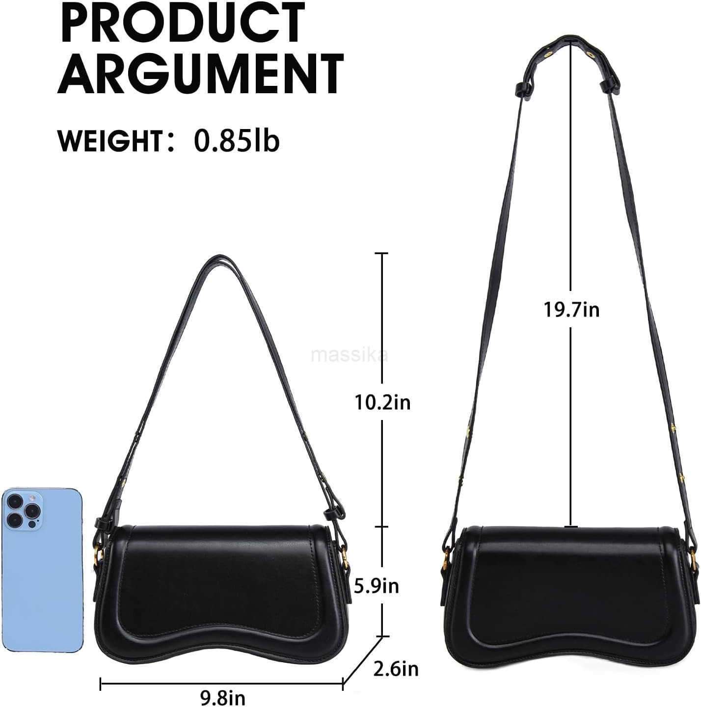 PU Leather Tote Bag for Women with 2 Removable Straps and Zipper Closure M250909