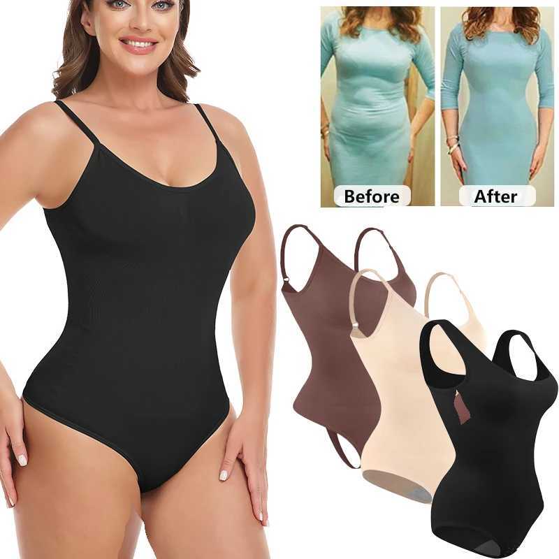 Bodysuit Women Shapewear Tummy Control Butt Lifter Body Shaper Smooth Invisible Under Dress Slimming Underwear Low Neck Jumpsuit W250910